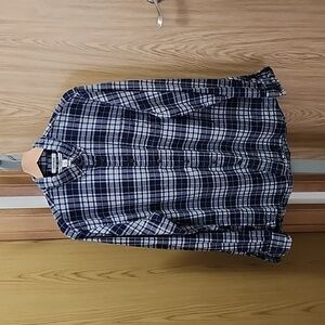 Men's Goodthreads long sleeve button-down plaid shirt - size large